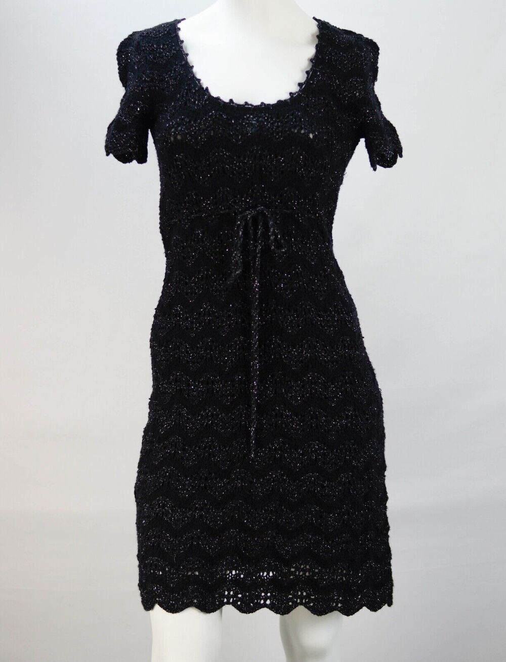 Paul & Joe Paris Black Bodycon Knit Dress Fr. 36, US 4